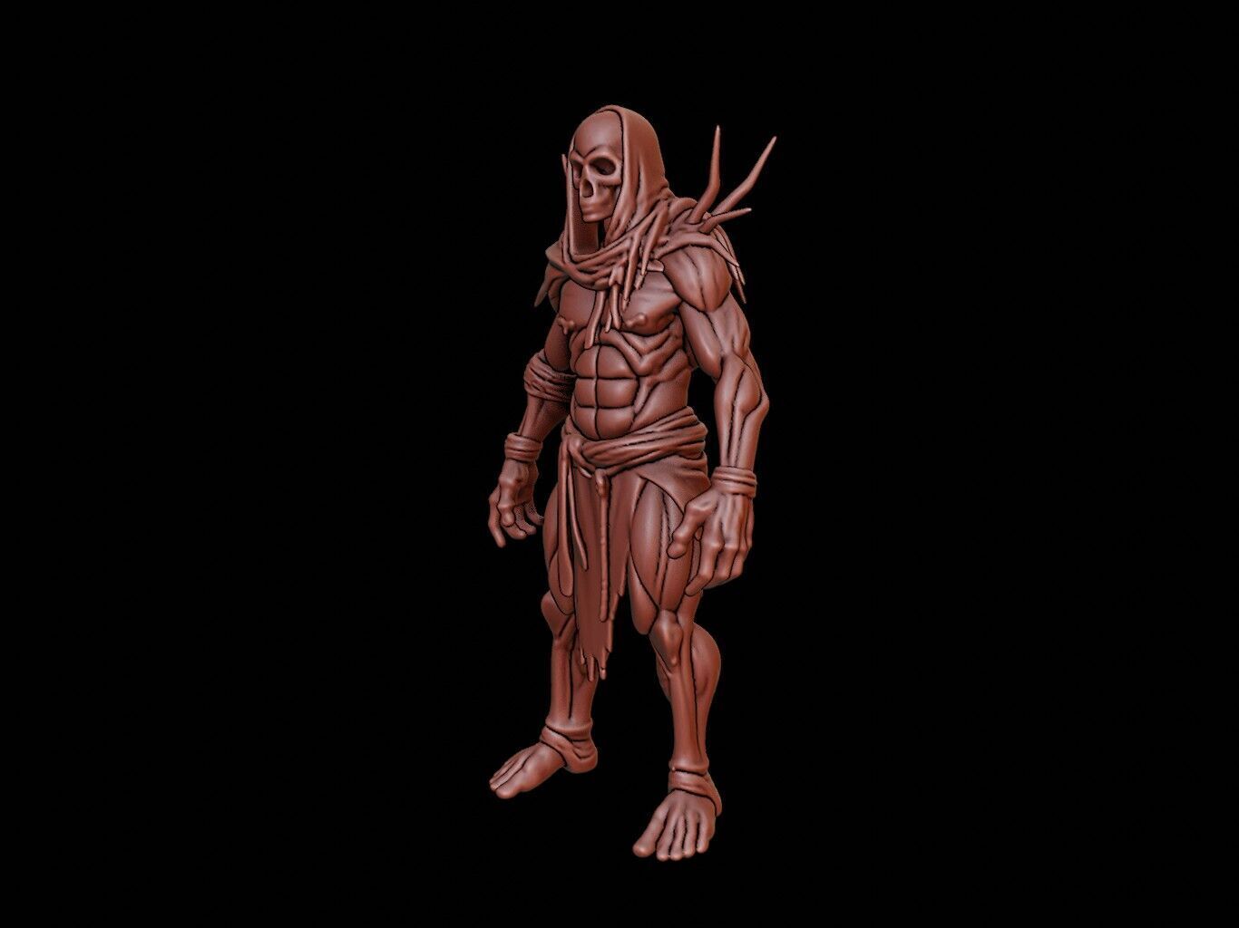 Skinwalker Figure 3D print model_2