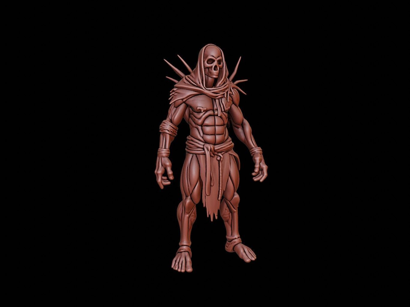 Skinwalker Figure 3D print model_1