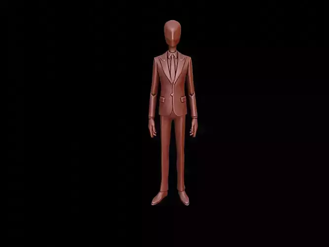 Slender Man Figure 3D print model