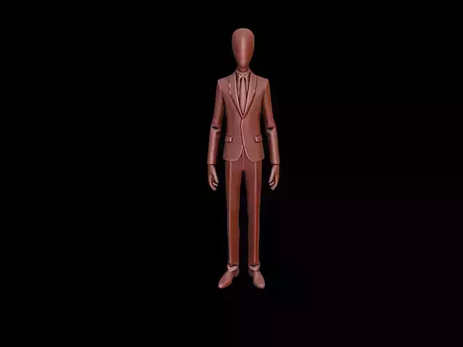 Slender Man Figure 3D print model