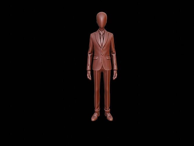 Slender Man Figure 3D print model