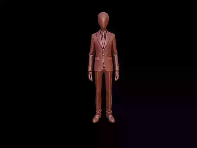 Slender Man Figure 3D print model