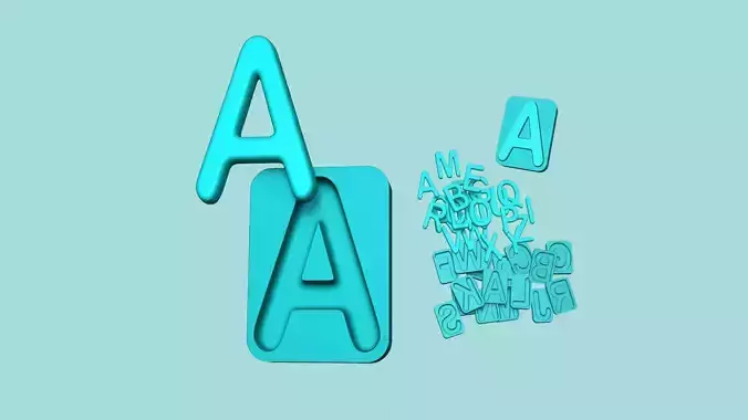 A-Z Alphabet Letters Molds - Silicon Maker - Template