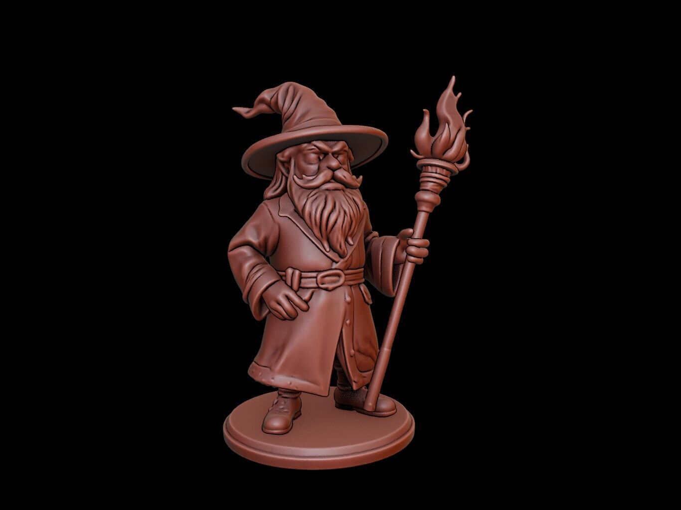 Sorcerer Figure 3D print model_1