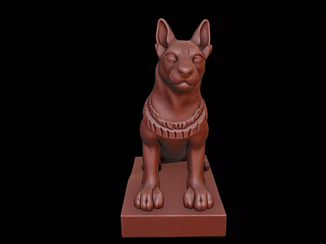 Sphinx Figure 3D print model_0