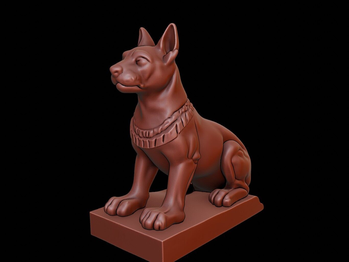 Sphinx Figure 3D print model_2