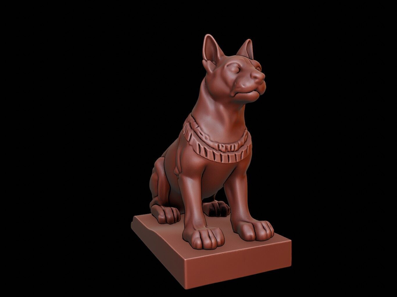 Sphinx Figure 3D print model_1