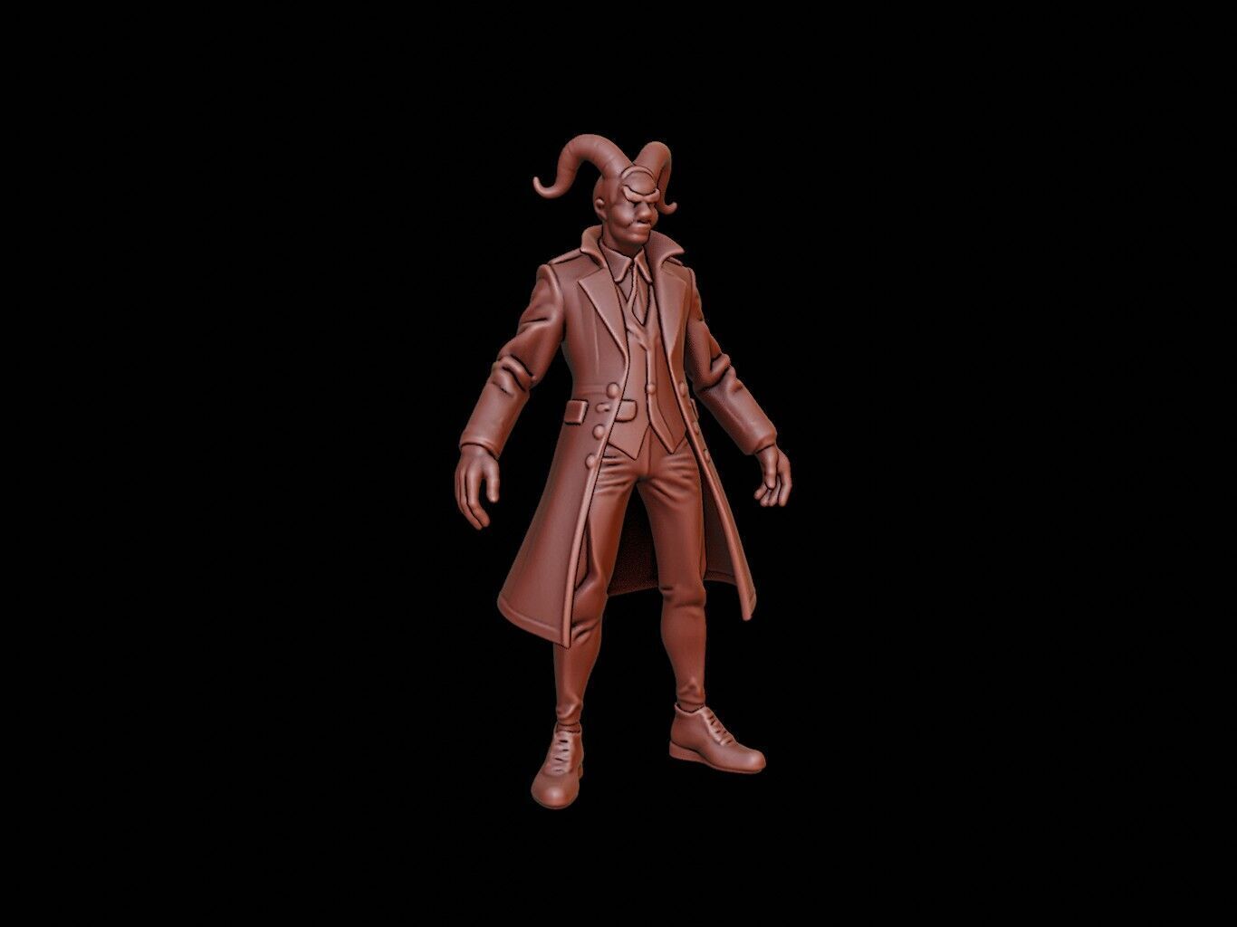 Spring-Heeled Jack Figure 3D print model_1