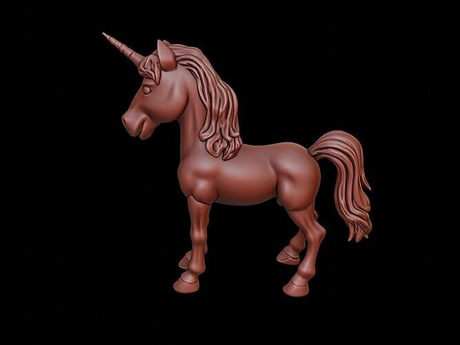 Unicorn Figure 3D print model