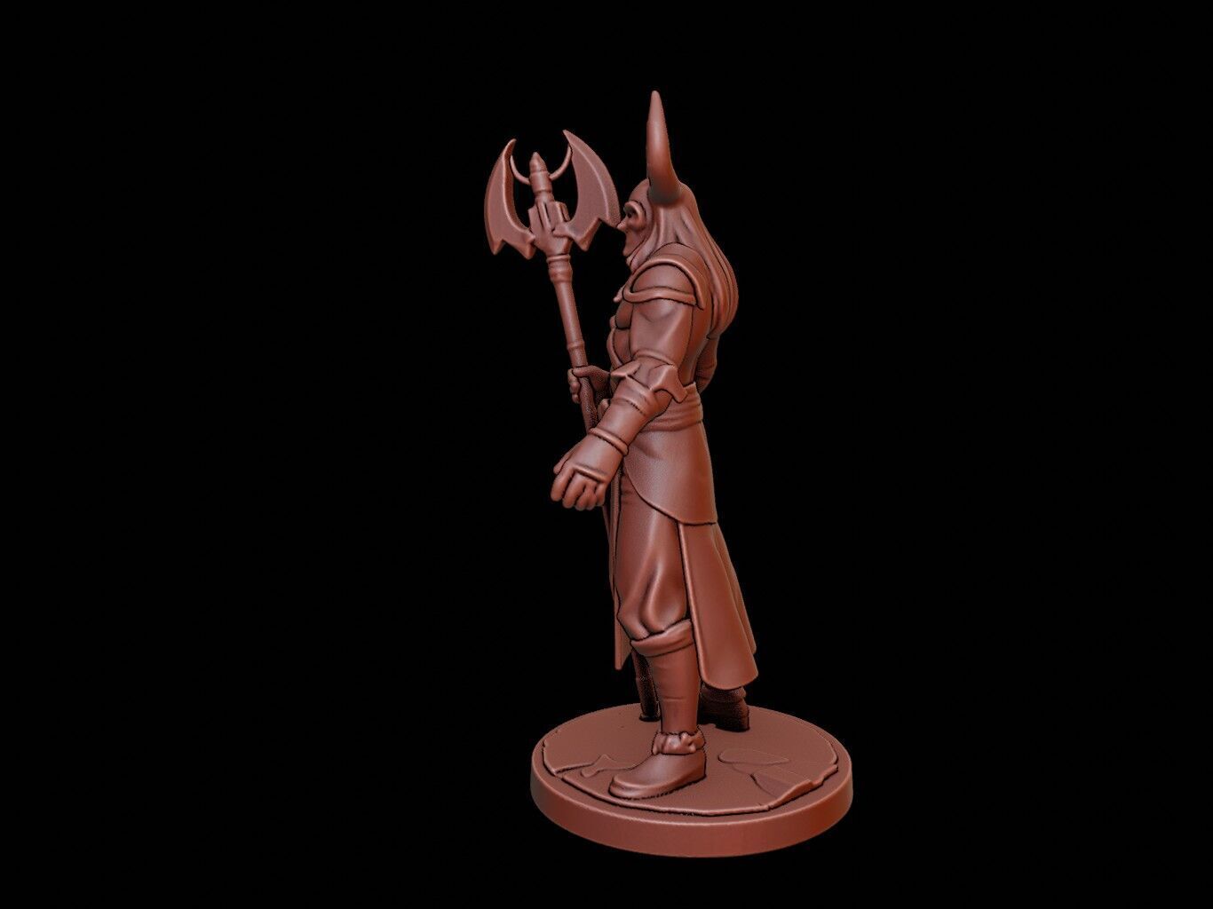 Warlock Figure 3D print model_2