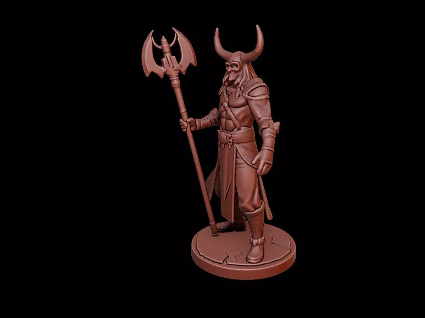 Warlock Figure 3D print model_0