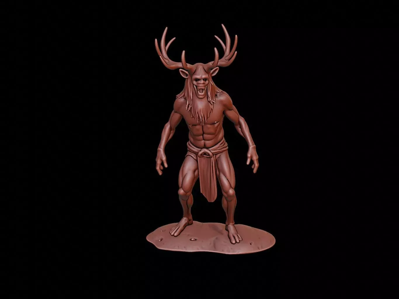 Wendigo Figure 3D print model