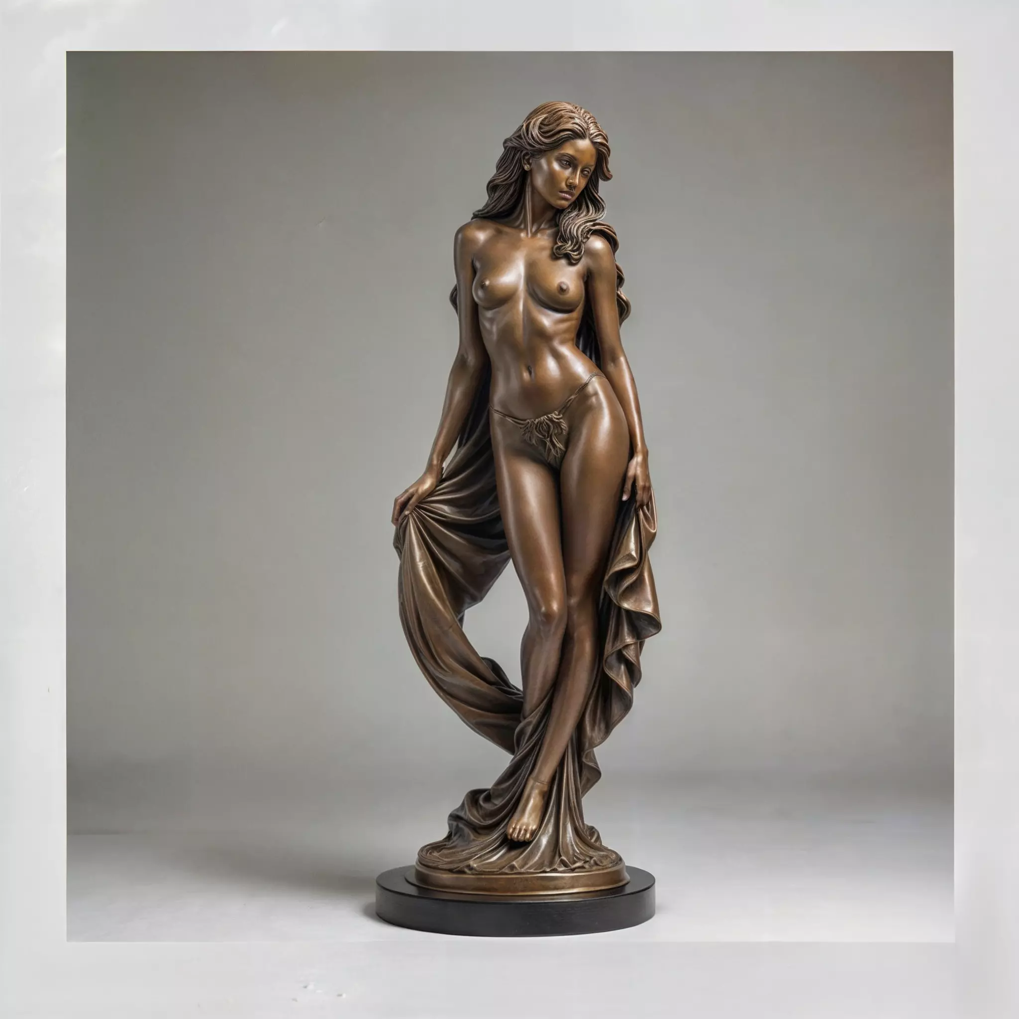 Erotic 3D Model Graceful and Elegant Female Figure 3D print model_0