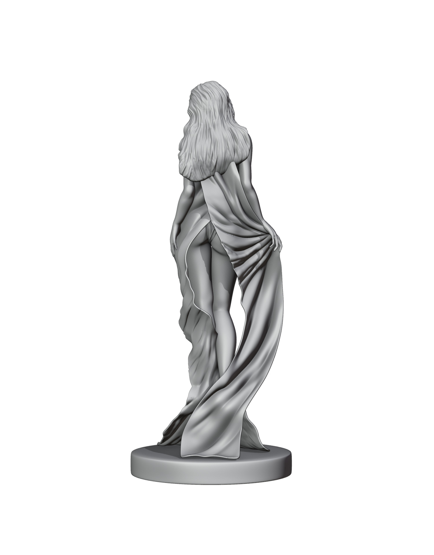 Erotic 3D Model Graceful and Elegant Female Figure 3D print model_3