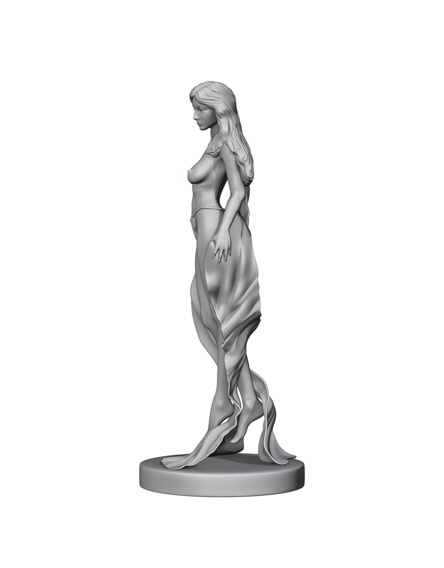 Erotic 3D Model Graceful and Elegant Female Figure 3D print model_4