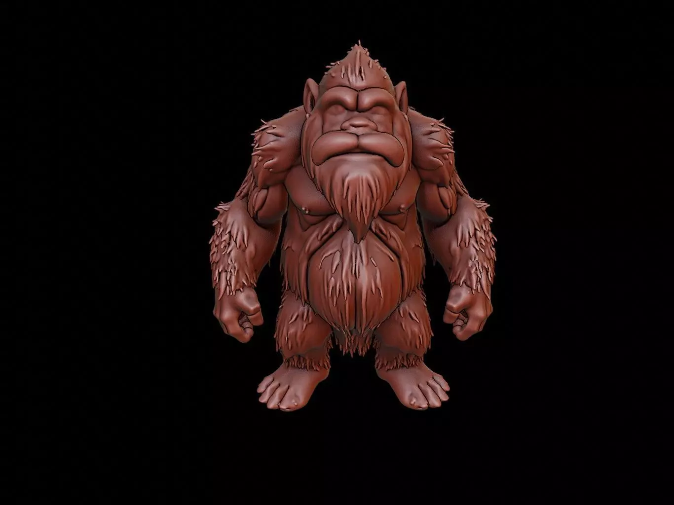 Yeti Figure 3D print model