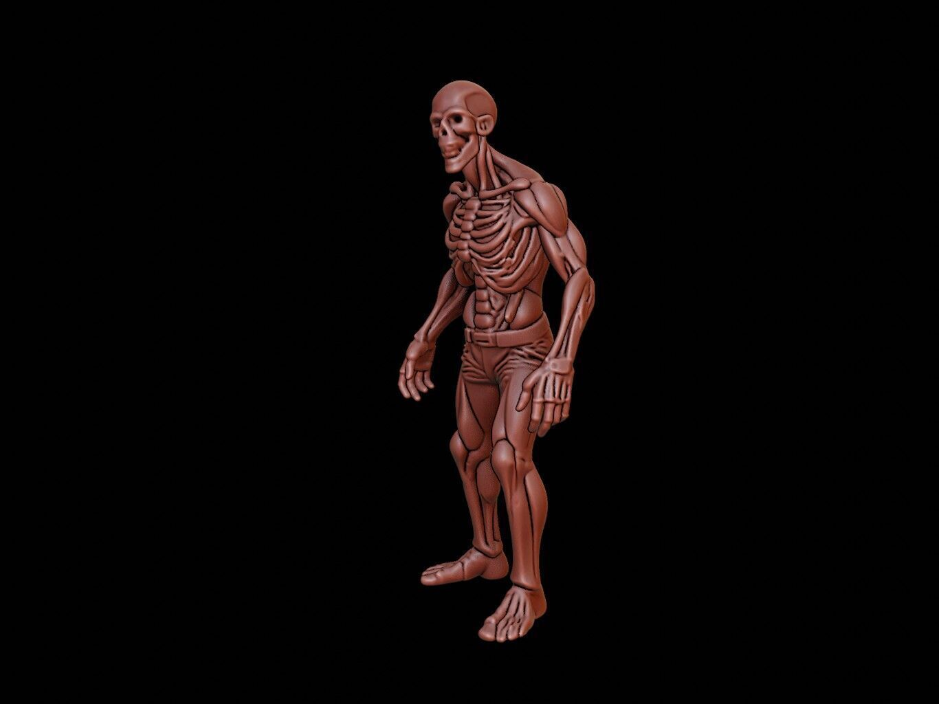 Zombie Figure 3D print model_2
