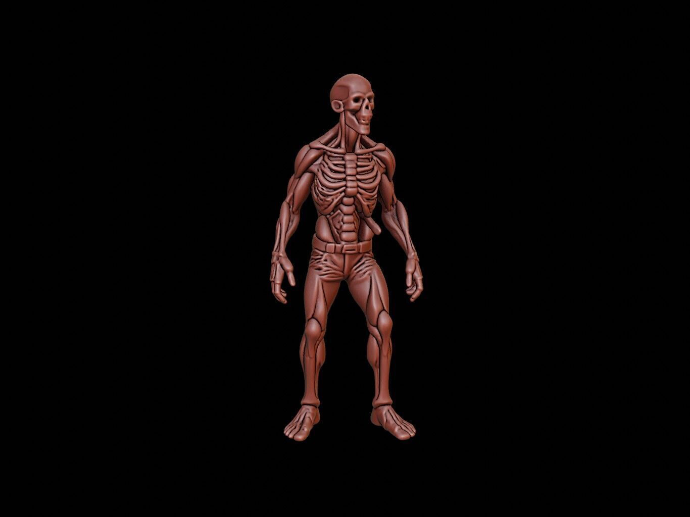 Zombie Figure 3D print model_1