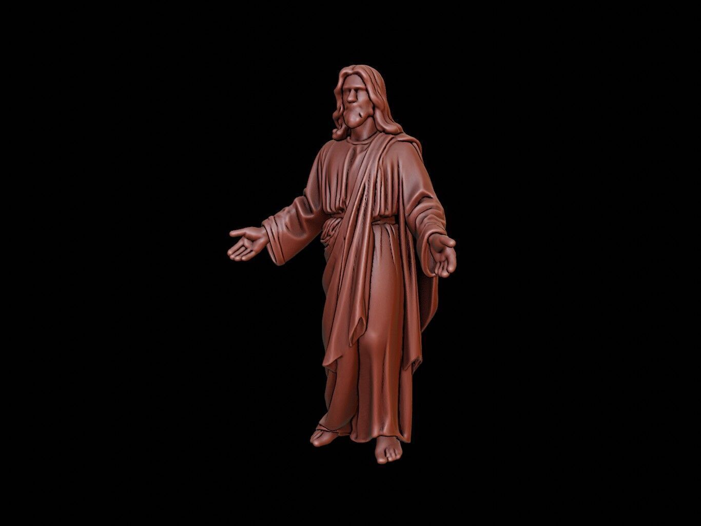 jesus Figure 3D print model_2