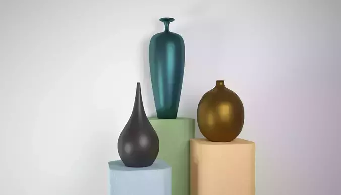 Vase Urn Pack 3pcs