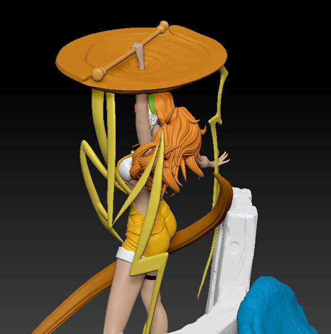 Nami from One Piece 3D print model_7