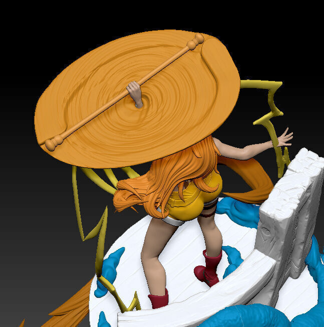 Nami from One Piece 3D print model_8