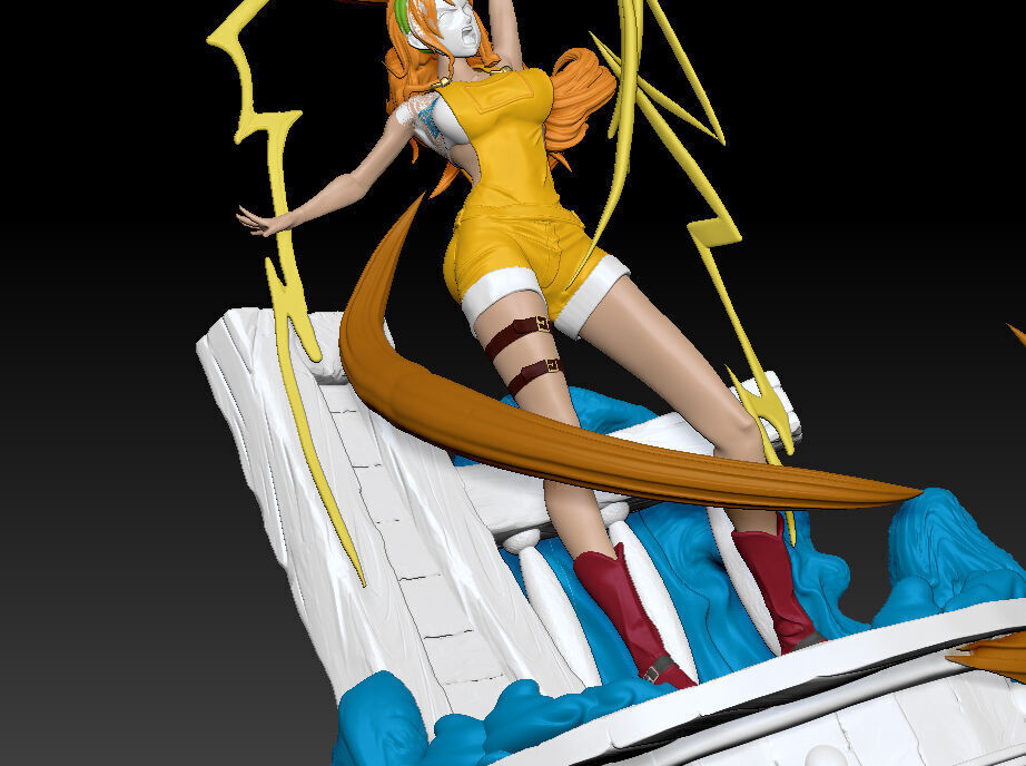 Nami from One Piece 3D print model_5