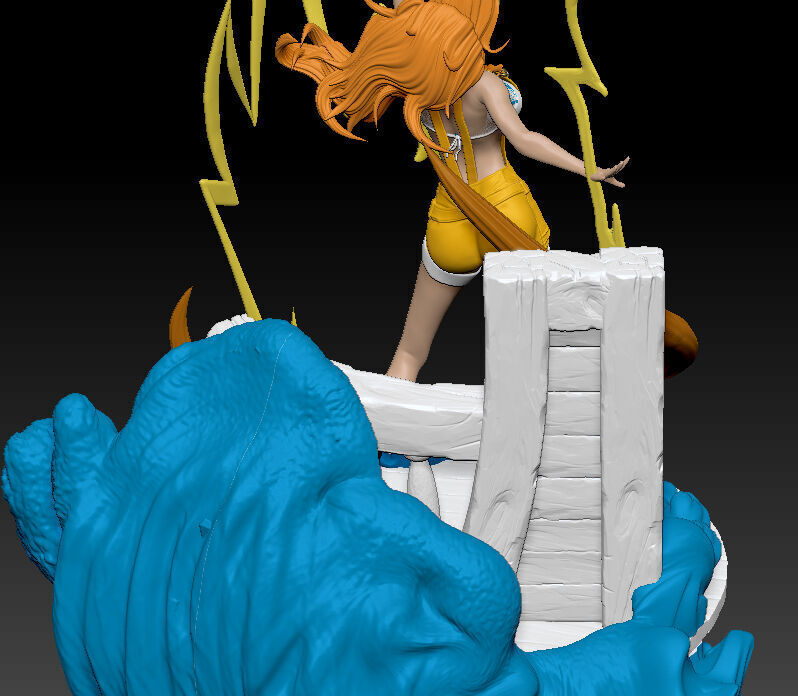 Nami from One Piece 3D print model_4