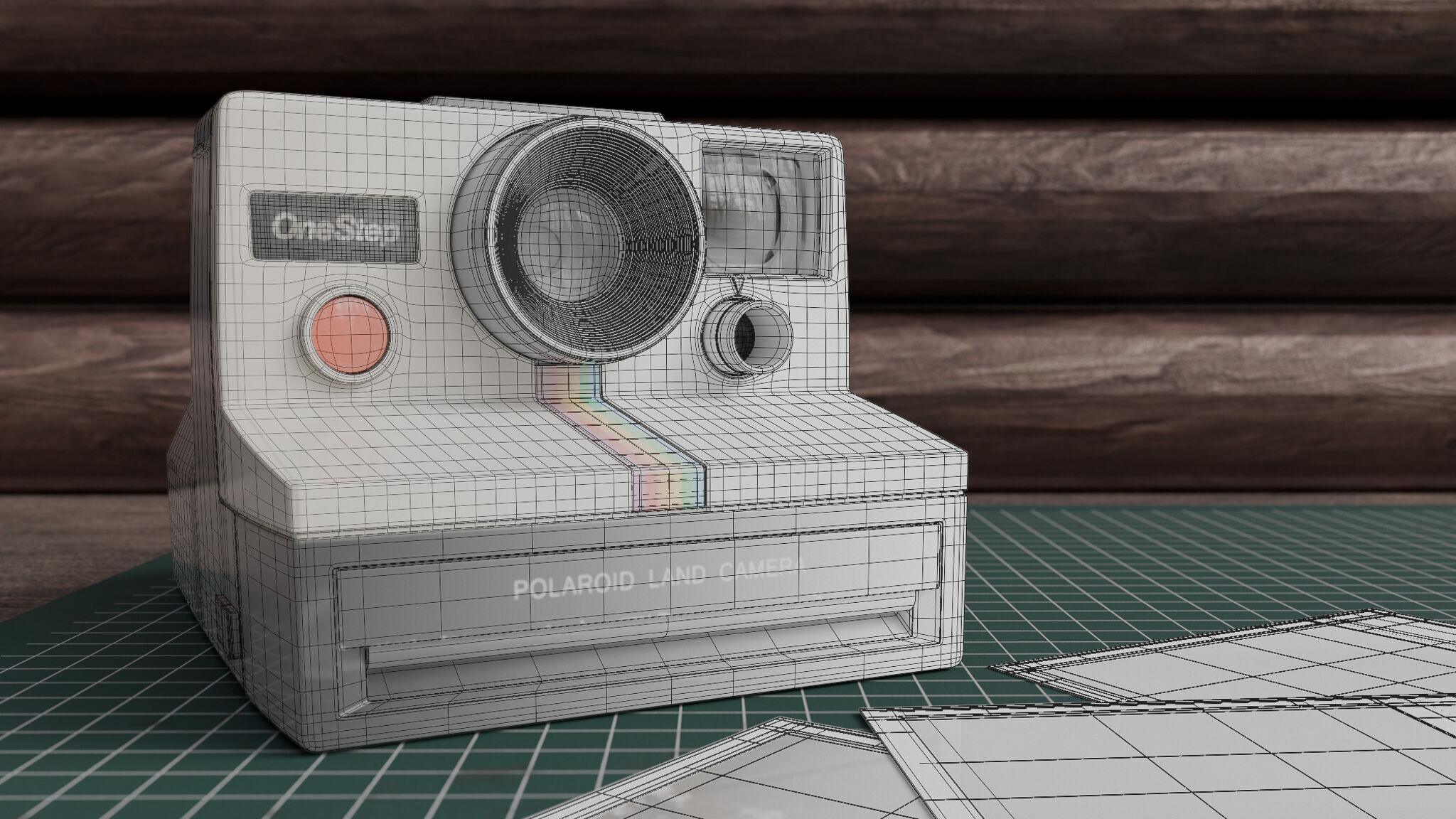 Polaroid OneStep Camera - Vintage 3D model_8