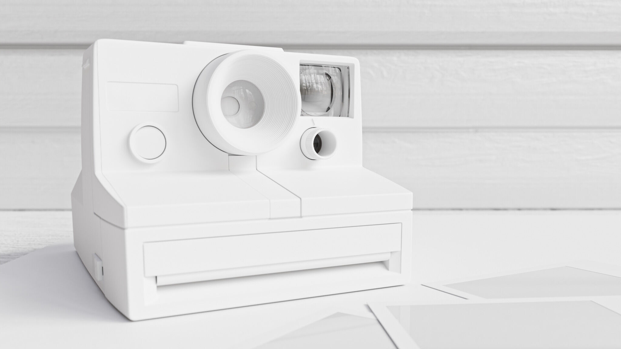 Polaroid OneStep Camera - Vintage 3D model_7