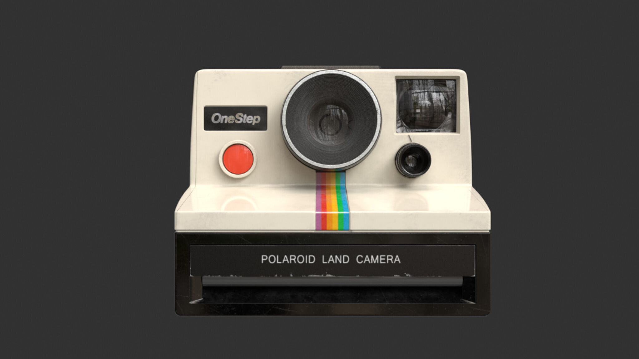 Polaroid OneStep Camera - Vintage 3D model_1