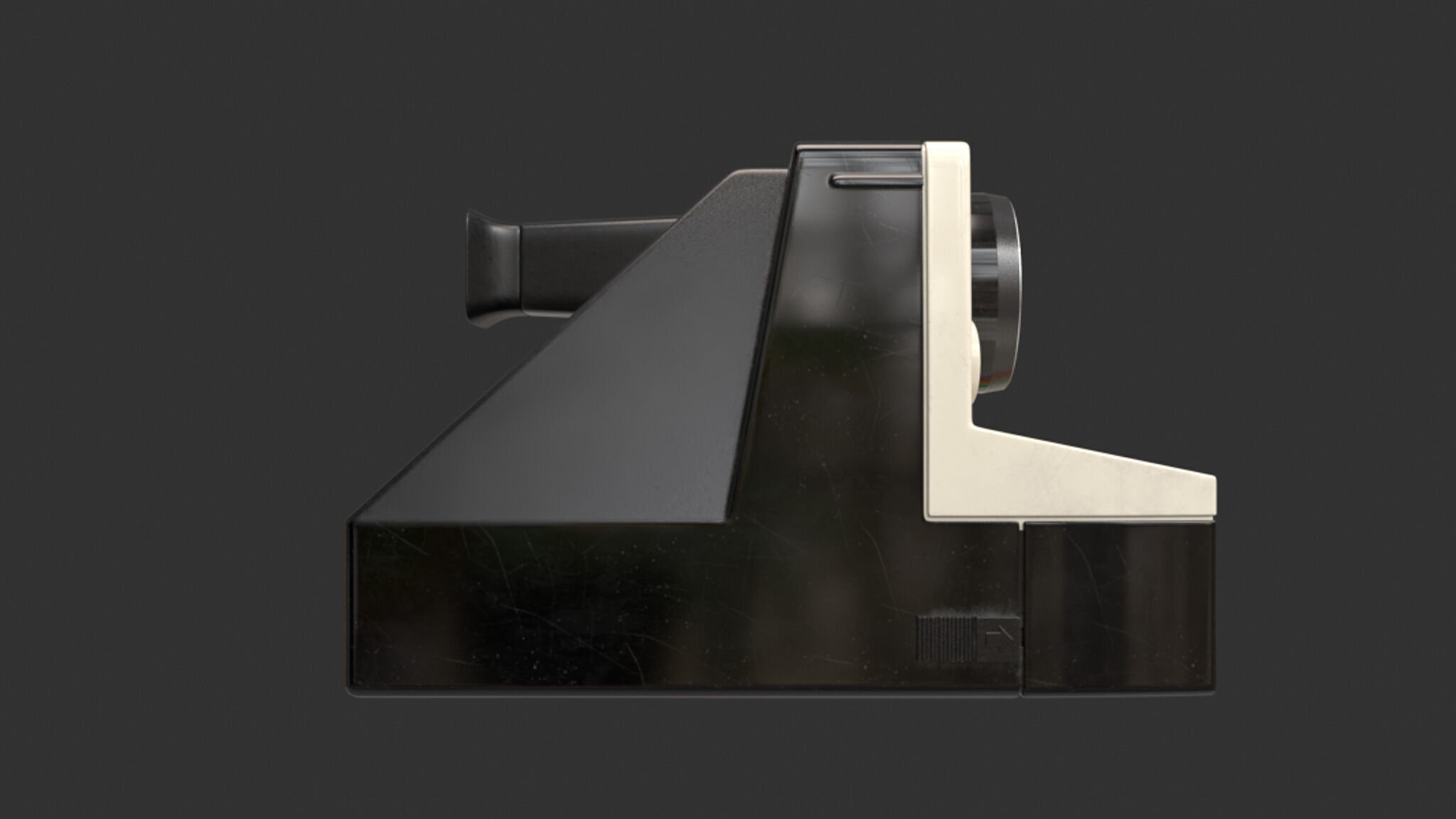Polaroid OneStep Camera - Vintage 3D model_2