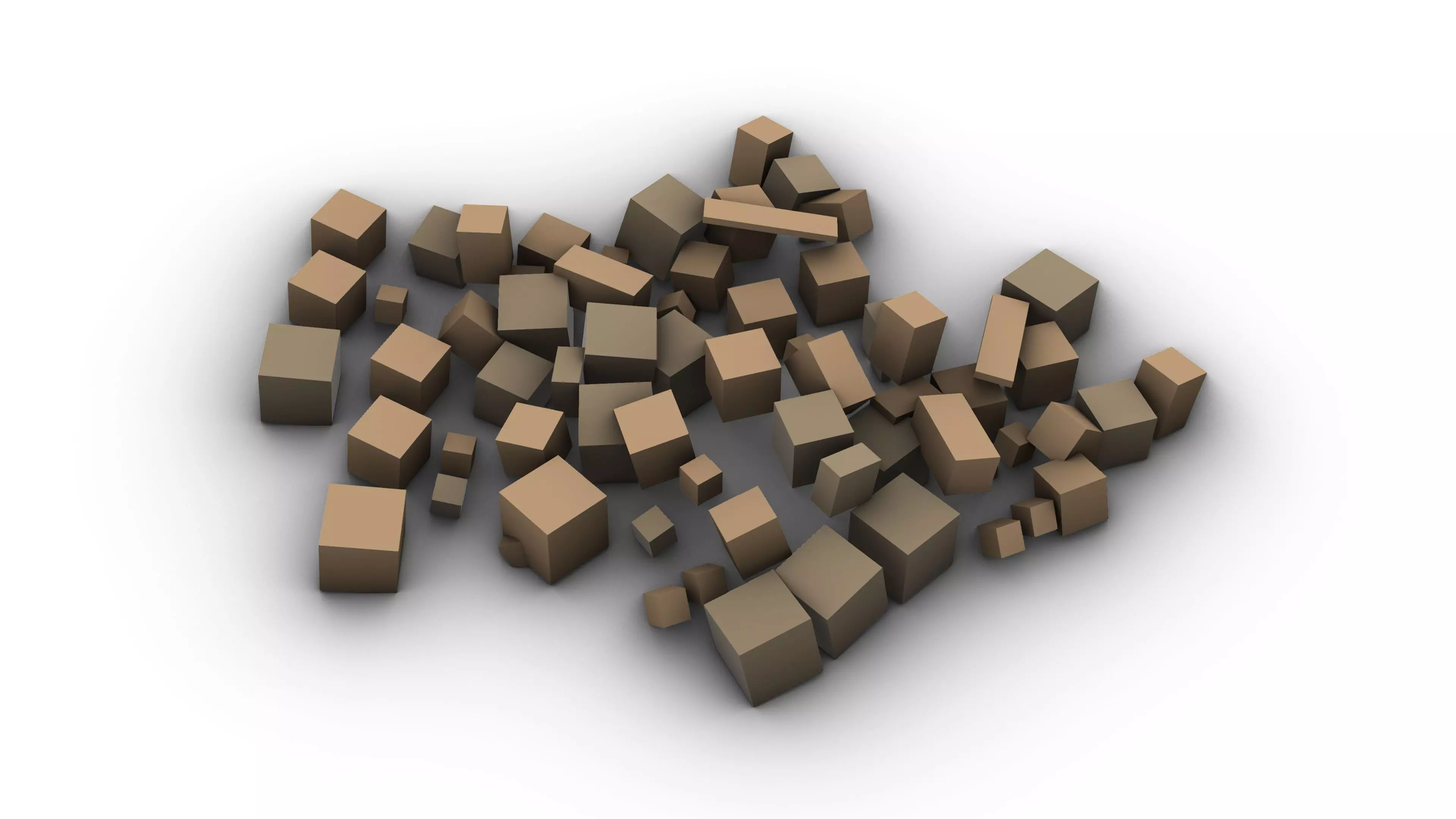 Cardboard Box Free 3D model
