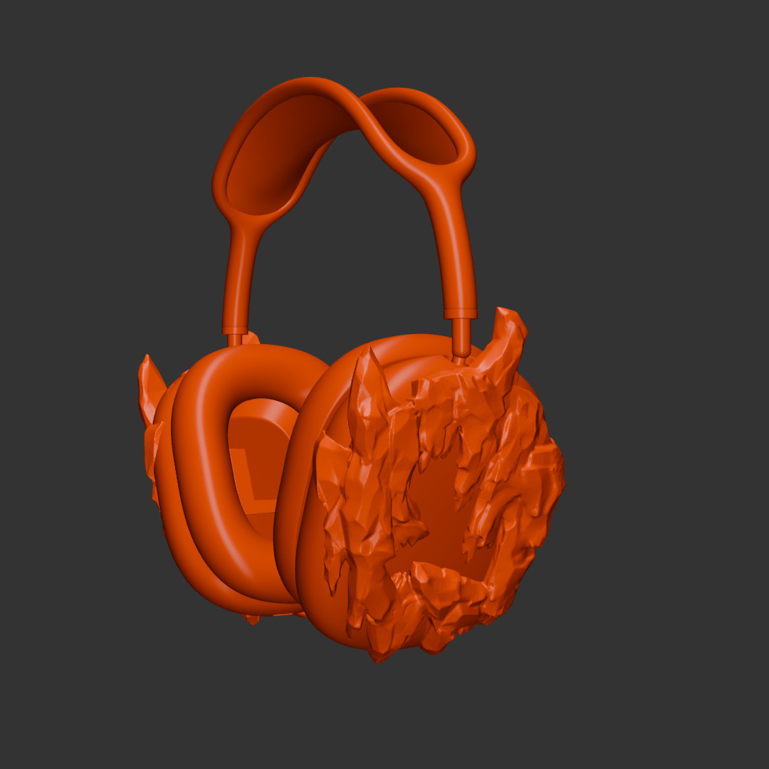 ice AirPods Max Attachment 3D print model_6