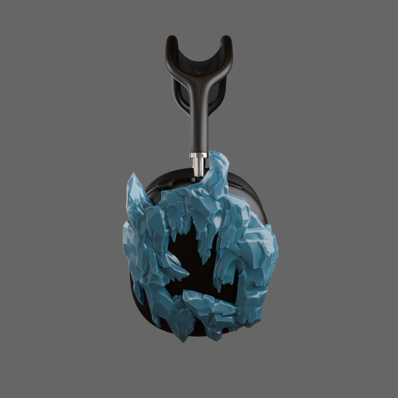 ice AirPods Max Attachment 3D print model_2