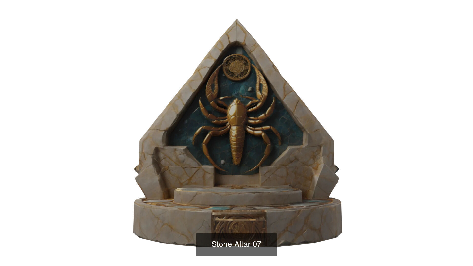 stone altars 32 items 3D Model Collection_39