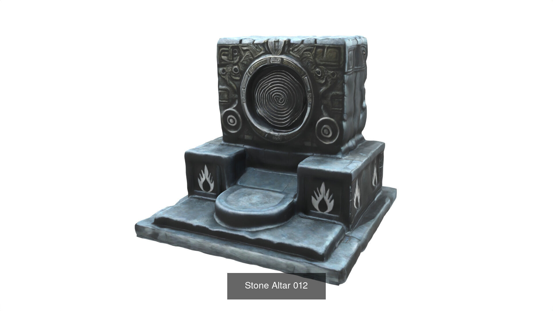 stone altars 32 items 3D Model Collection_44