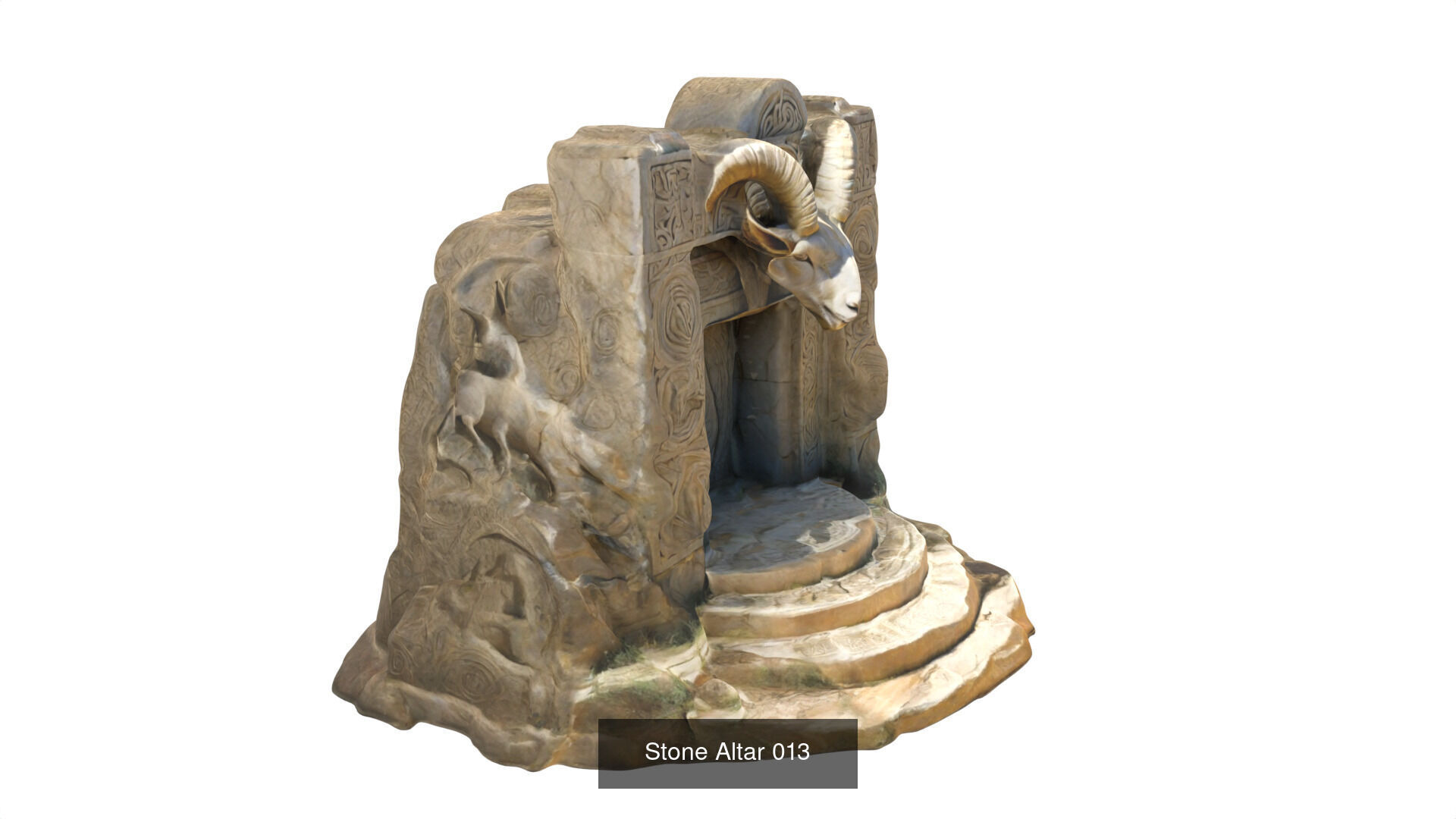 stone altars 32 items 3D Model Collection_45
