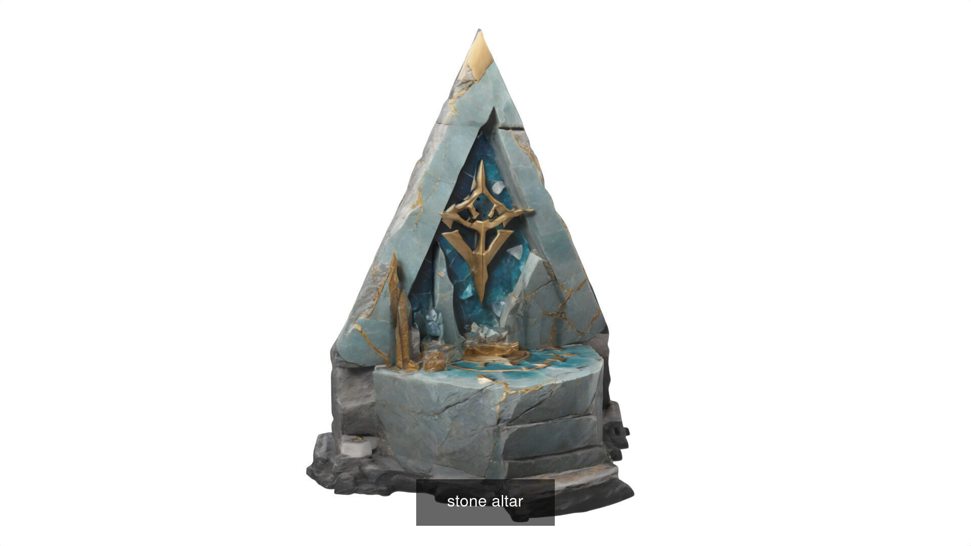 stone altars 32 items 3D Model Collection_58