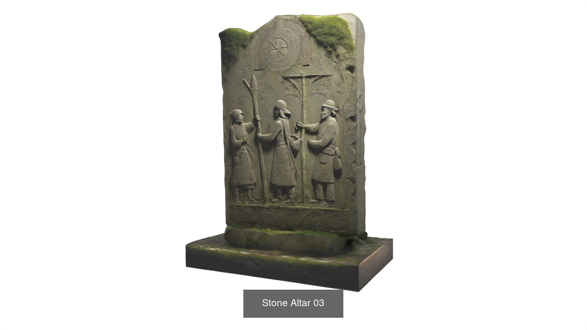 stone altars 32 items 3D Model Collection_35