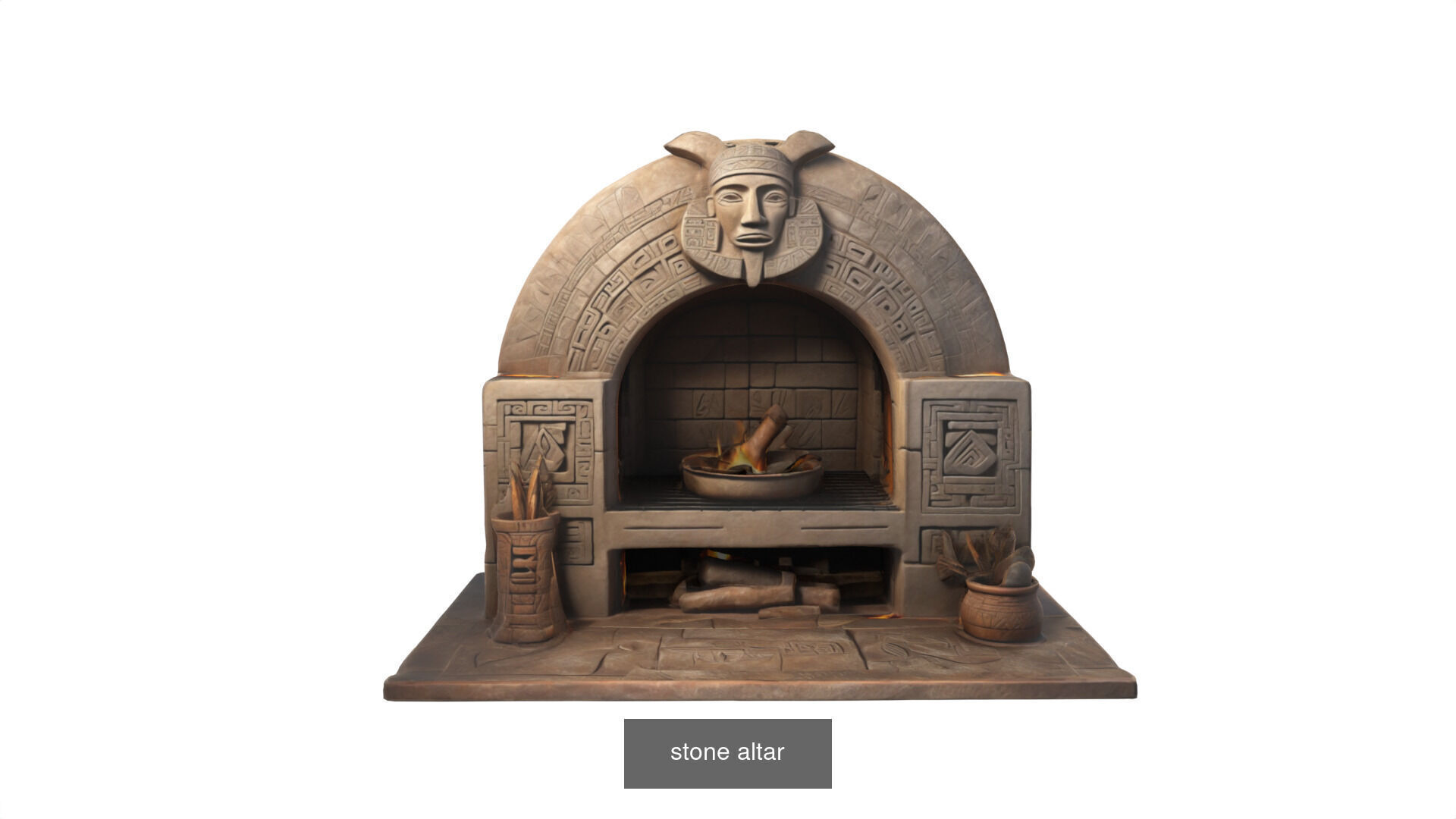 stone altars 32 items 3D Model Collection_60