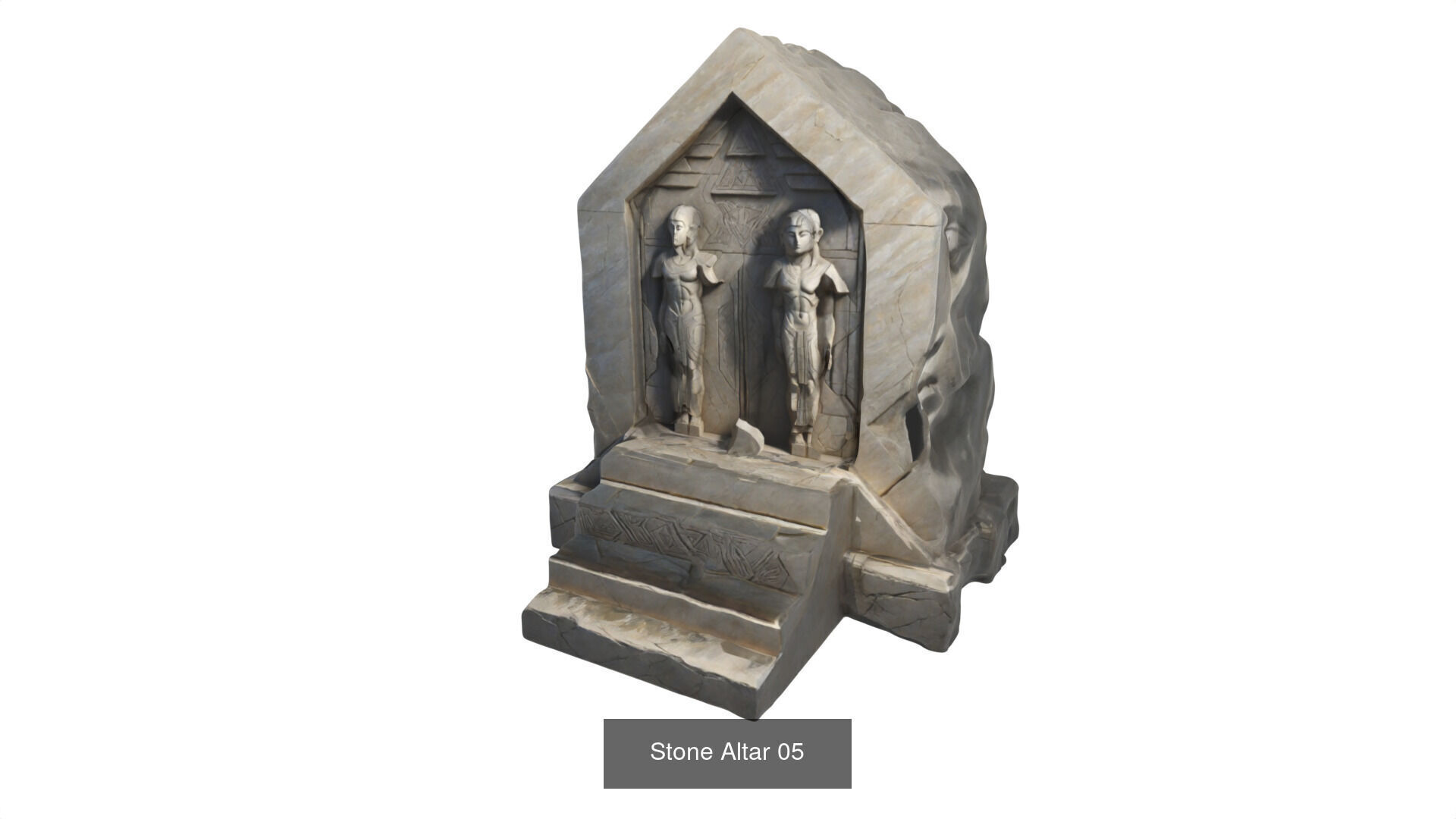 stone altars 32 items 3D Model Collection_37