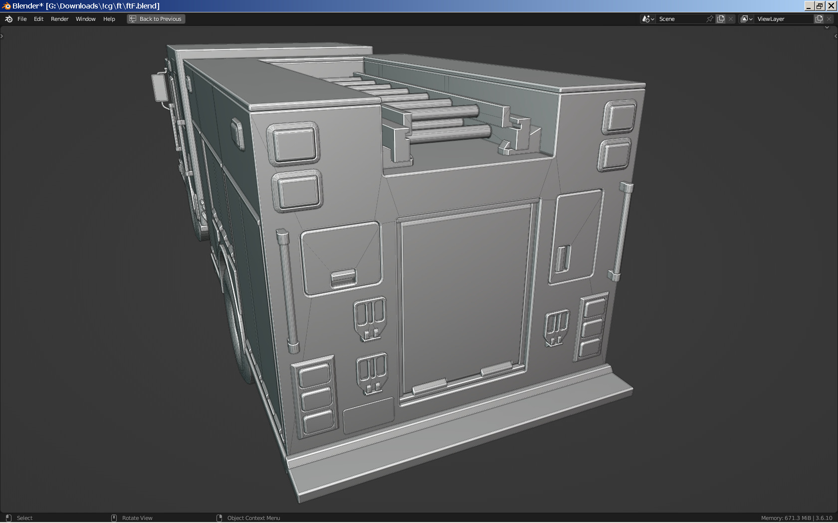 Fire Truck 3D model_10