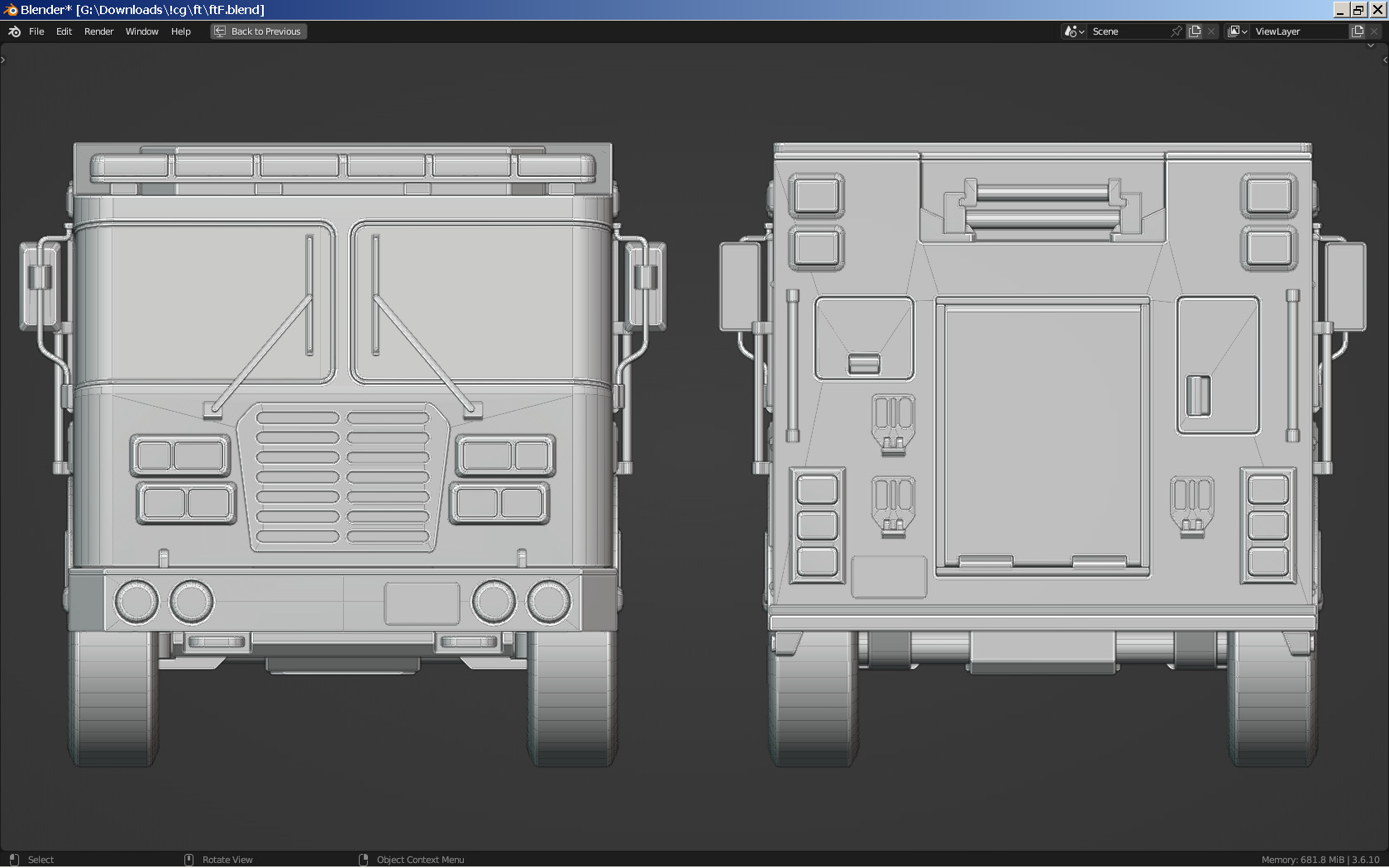 Fire Truck 3D model_4