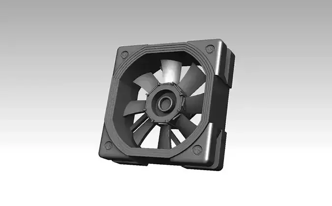 Computer Fan DECORATIVE 3D print model