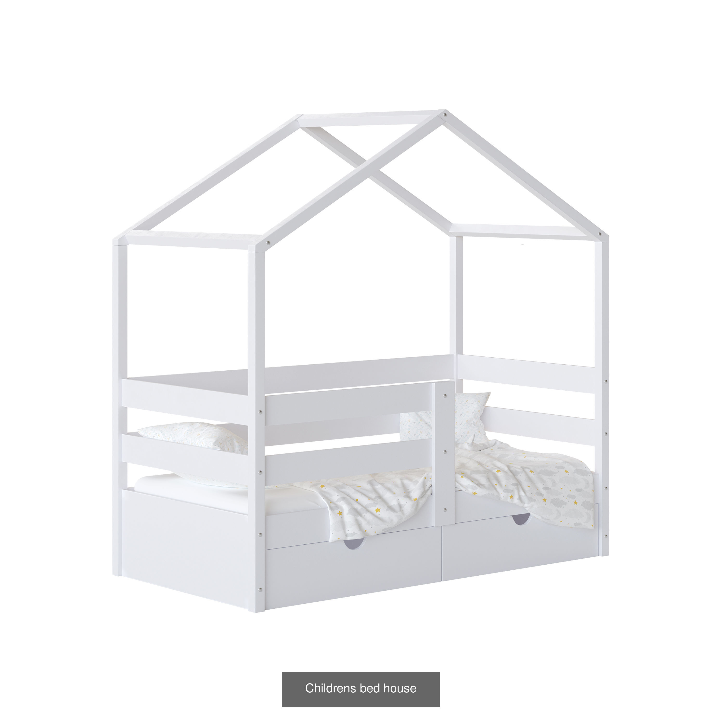 Children is Bed House 01 3D Model Collection_11