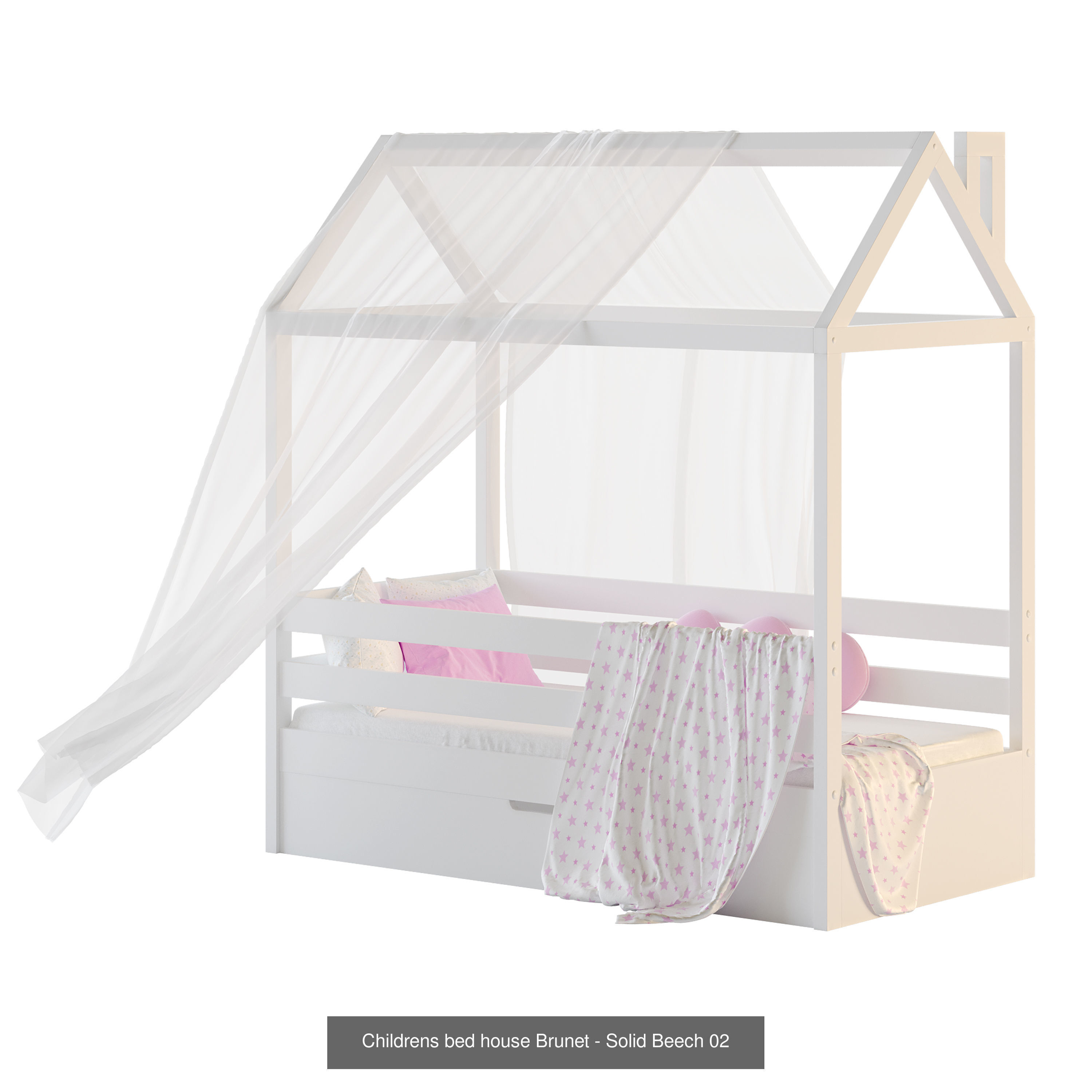 Children is Bed House 01 3D Model Collection_9