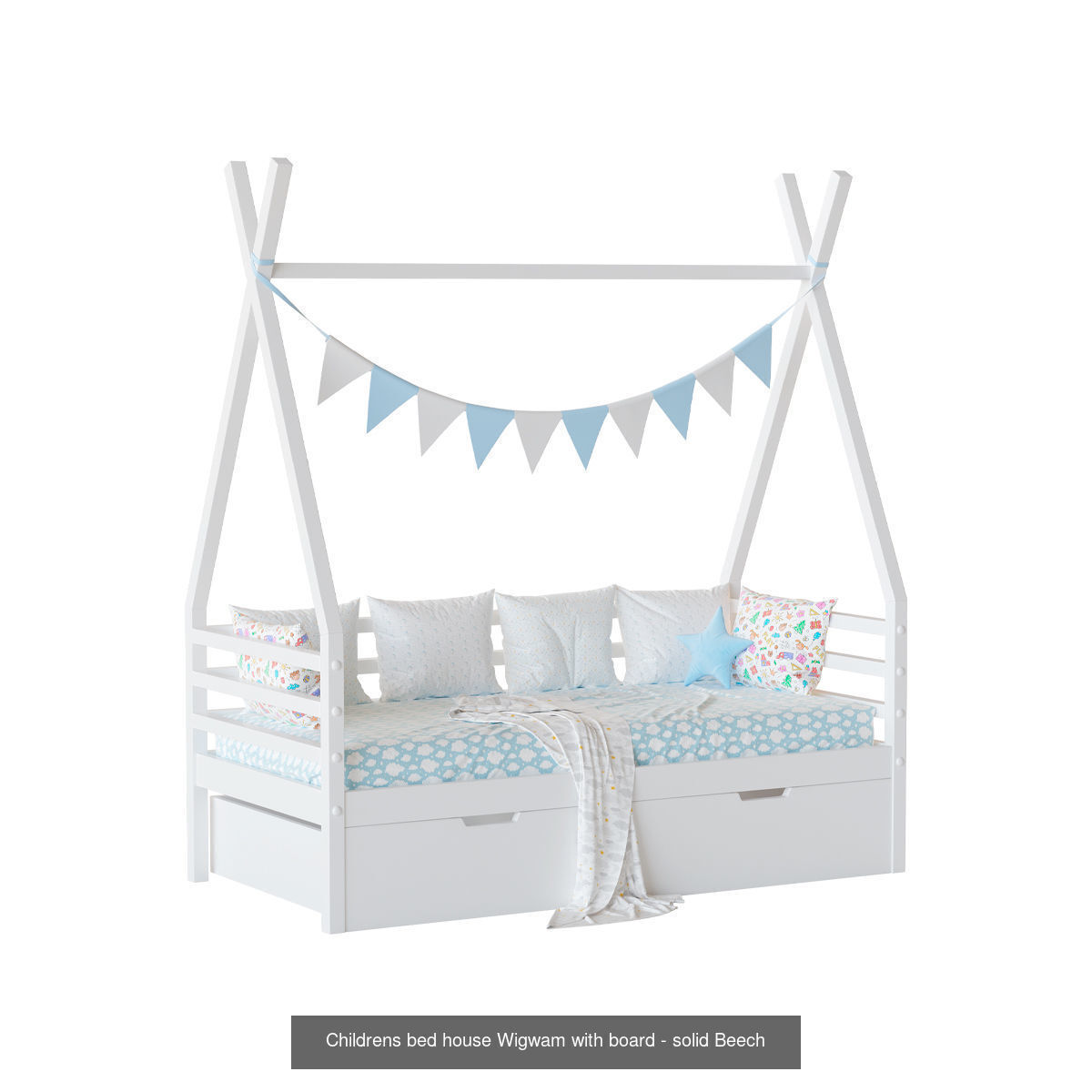 Children is Bed House 01 3D Model Collection_8