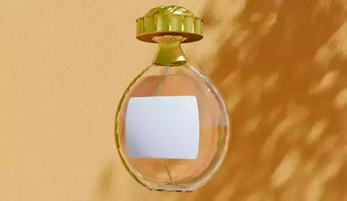  Free perfume bottel 3D mock up