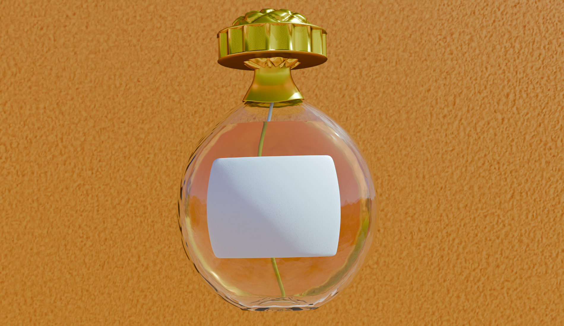 Free perfume bottel 3D mock up Free 3D model_1